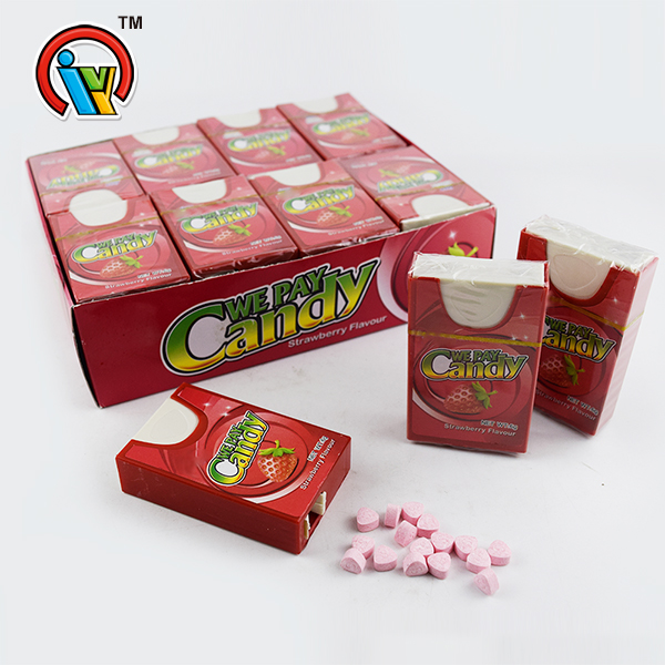 fruity pressed candy in magic box