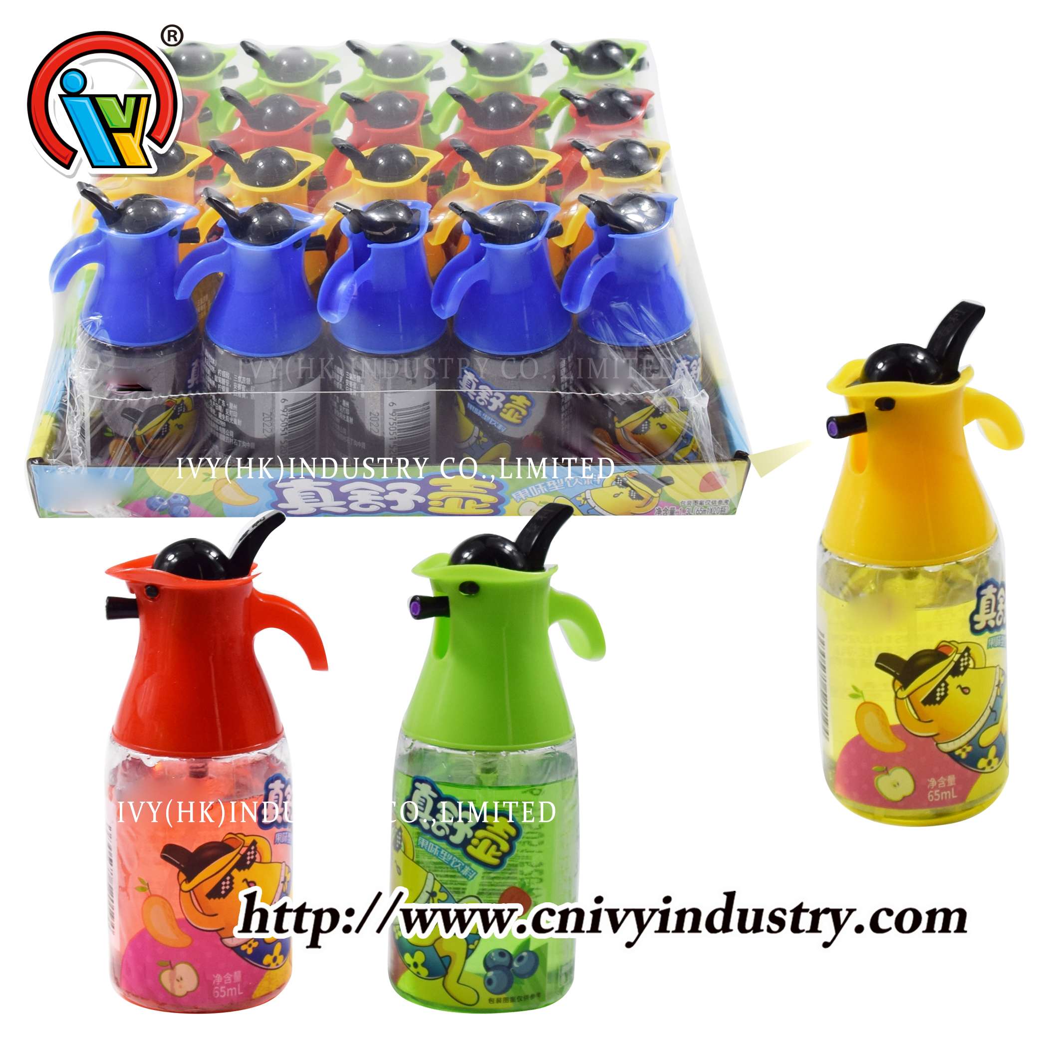 sour sweet bird bottle spray candy wholesale