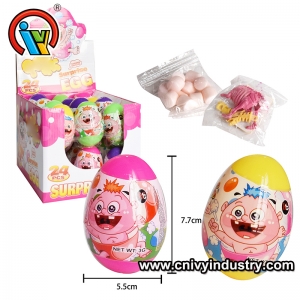 Precio de fábrica de alta calidad huevo juguete sorpresa caramelo