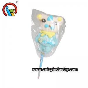 Venta por mayor de dibujos animados forma algodón caramelo Lollipop Marshmallow para la venta
