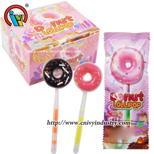 Donuts Forma Glow Stick Lollipop Candy