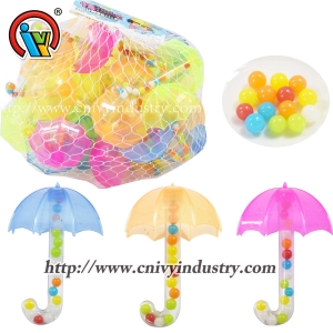caramelo de plástico del paraguas del juguete de China