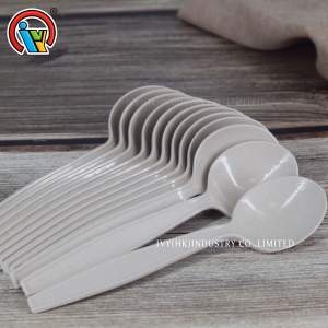 Cuchara biodegradable 100% de china para cubiertos de cuchara de comida compostable para restaurante
