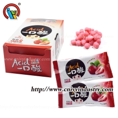 fruit flavor sour chewy gummy candy wholesale